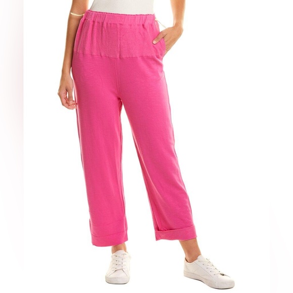 Free people movement pink surfside jogger sweatpants womens L - Picture 2 of 11